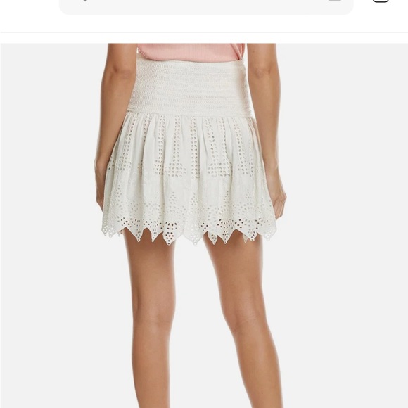 Hemant & Nandita White Mini Skirt NW Large - Picture 10 of 11